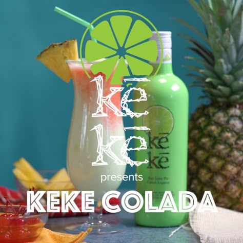 KeKe Colada – KeKe Key Lime Pie Cream Liqueur Key Lime Colada Recipe, Key Lime Colada, Lime Martini, Key Lime Martini, Banana Colada, Drink Recipies, Liqueur Drinks, Lime Drinks, Alcohol Beverages