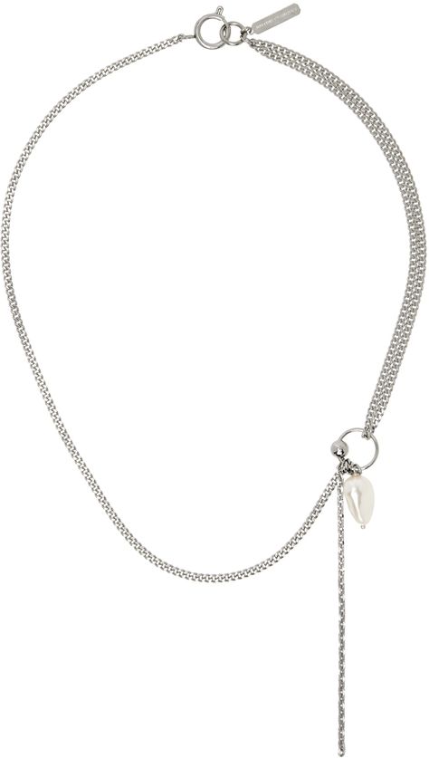 Minimalist necklace silver