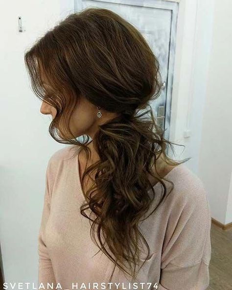 Bridal Ponytail, Side Ponytail Hairstyles, Chic Ponytail, Side Ponytail, Side Hairstyles, Hair Ponytail, Hair Ponytail Styles, Penteado Cabelo Curto, Holiday Hairstyles