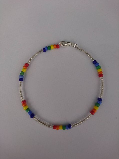 Gay Pride Bracelet, Lgbt Bracelet, Pride Jewellery, Pride Bracelet, Rainbow Jewelry, Rainbow Bracelet, Colorful Bracelets, Gay Pride, Bracelet Making