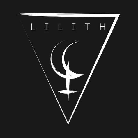 This is the sign of Lilith.  (Satanism, antichrist, minimalism, moon) Lilith's Glyph, Symbol Of Lilith, Lilith Tattoo Art Simple, Lilith Glyph Tattoo, Lilith Glyph, Antichrist Tattoo, Lilith Tattoo Ideas, Lillith Goddess, Lilith Symbol