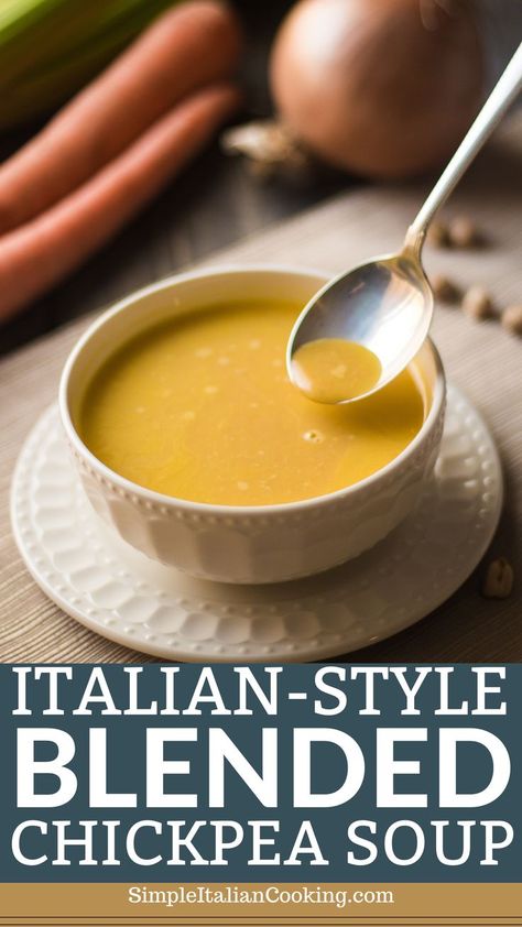 Cannellini Beans Soup, Italian Cooking Recipes, Soup Italian, Italian Soup Recipes, Minestrone Soup Recipe, Soup Beans, Chickpea Soup, Pureed Soup, Bean Soup Recipes