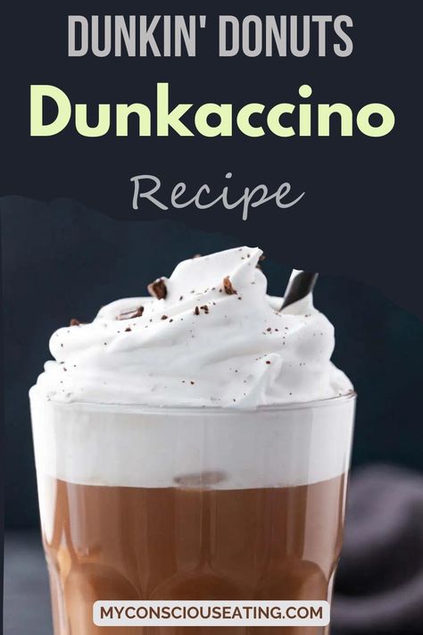 Dunkaccino with chocolate swirls Dunkaccino Recipe, Carob Powder, Chocolate Fan, Light Snacks, Cozy Coffee, Turkey Sandwiches, Smoked Turkey, Eat Dessert First, Eat Dessert