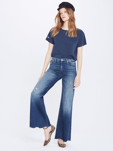 We're saying yes to this pair of Mother jeans ($278). Winter Edit, What To Wear To Work, Mother Jeans, Popsugar Fashion, Mother Denim, 70s Inspired, Classy And Fabulous, Work Wardrobe, Research Report