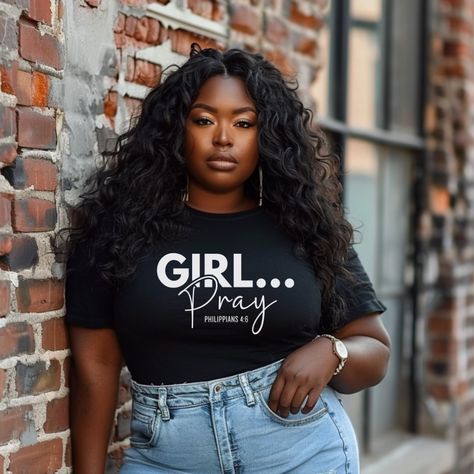 The month of August we are focusing on diving deeper into the word of God and prayer!! Our Girl Pray T-shirt came to mind because it’s a reminder to go pray!!!! Grab yours today #faithbased #faithbasedapparel #faithbasedclothing #christianclothingbrand #womanofgod #womanoffaith #girlpray #prayerwarrior #prayerworks #prayerlife Pray Shirt, Hoodie Season, Christian Clothing Brand, Jesus Clothes, Casual Work Attire, Christian Shirts Designs, Philippians 4 6, Faith Based Clothing, Month Of August