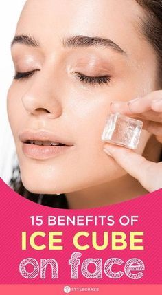 Ice Cube On Face, Ice On Face, Beauty Tips For Glowing Skin, Beauty Tips For Face, Beauty Skin Care Routine, Face Skin Care, Skin Tips, Ice Cubes, Beauty Treatments