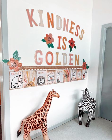 Our Simply Safari collection never goes out of style! It is so timeless and perfect for early childhood classrooms! 💛🦒 Click the link in our profile to shop this collection! #classroomdecor #classroomtheme #classroomideas #safariclassroom #classroominspirations #classroomsetup #teacherideas #teachertribe #teachersfollowteachers Classroom Themes Safari, Gender Neutral Classroom Themes, Simply Safari, Safari Theme Classroom, Safari Classroom, Dream Classroom, Early Childhood Classrooms, Classroom Setup, Pretty Animals