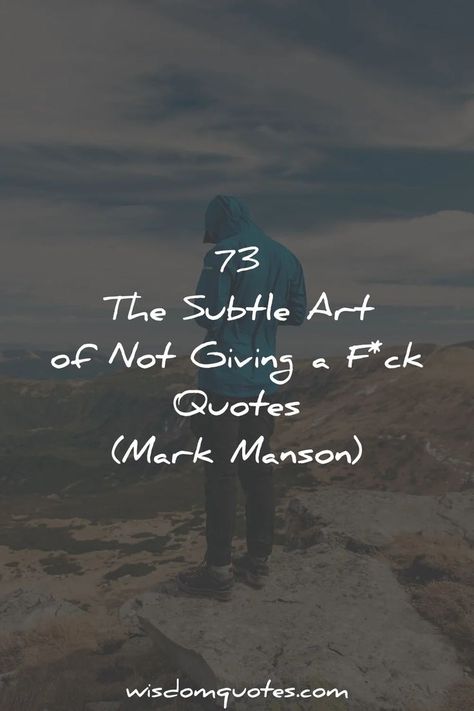 The Subtle Art of Not Giving a F*ck Quotes Not Give A F Quotes, The Subtle Art Of Not Giving A Fck Notes, Subtle Quotes, Not Giving A F Quotes, Subtle Art Of Not Giving A F Quotes, The Subtle Art Of Not Giving A Fck Quote, Quote Mark, Discover Quotes, Blog Images