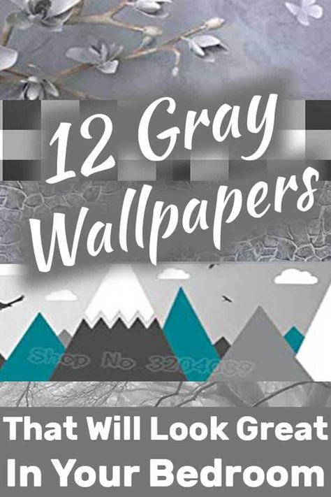 12 gray wallpapers you will love. Article by HomeDecorBliss.com #HDB #HomeDecorBliss #homedecor #homedecorideas #wallpaper #wallpaperideas #wall #gray #grey #bedroom #bedroomdecor #bedroomideas  #bedroomdecoratingideas #bed Bedroom Wallpaper Grey, Grey Wallpaper For Bedrooms, Gray Wallpaper For Bedroom, Gray Bedroom Wallpaper, Grey Wallpaper Bedroom Ideas, Gray Wallpaper Bedroom, Wallpapers For Bedroom Walls Grey, Bedroom Wallpaper Ideas Master, Wall Paper Grey Bed