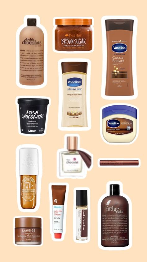 #chocolate Chocolate Shower Routine, Chocolate Smelling Products, How To Smell Like Chocolate, Vanilla Smell, Serious Skin Care, Chocolate Girls, Body Hygiene, Hygiene Care, Bath And Body Works Perfume