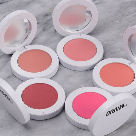 Makeup By Mario Powder Blush, Makeup By Mario Cream Blush, Blush Makeup Products, Blush Products, One Size Makeup, Cream Blushes, Day Eye Makeup, Blush Collection, Makeup By Mario