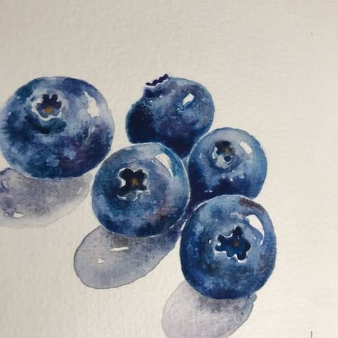 Watercolor Fruit, Watercolour Inspiration, Fruit Painting, 수채화 그림, Art Kitchen, Watercolor Inspiration, Pencil Illustration, Decorative Art, Still Life Painting