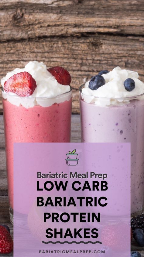 Bariatric Protein Shakes, Bariatric Protein, Bariatric Recipes Sleeve, Bariatric Meal Prep, Bariatric Sleeve, Bariatric Friendly Recipes, Bariatric Diet, Bariatric Eating, Low Carb Meal Prep