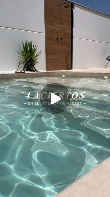 Modern Pool House Design, Pool Area Design, Fachada Exterior, Piscinas Pequeñas, Ideas De Piscina, Color Madera, Pool Area, Dream House, Swimming