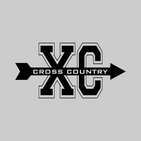 XC CC cross country t shirt design vector Cross Country Images, Cross Country Team Shirts Designs, Cross Country Svg Free, Cross Country Posters, Cross Country Shirts Designs, Running Clipart, Design Your Own Tshirt, Cross Country Shirts, Senior Night Posters