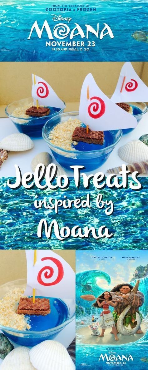 The Ultimate Pinterest Party, Week 125 The Jersey Momma: Disney's Moana-Inspired Jello Treats Moana Recipes, Crafts For Him, Best Birthday Ideas, Jello Treats, Hawai Party, Moana Theme Birthday, 4de Verjaardag, Moana Theme, Moana Themed Party