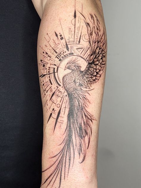 Climbing Tattoo, Geometric Sun, Pinstripe Art, Famous Artwork, Phoenix Tattoo, Sun Tattoo, Classical Art, First Tattoo, Tatting