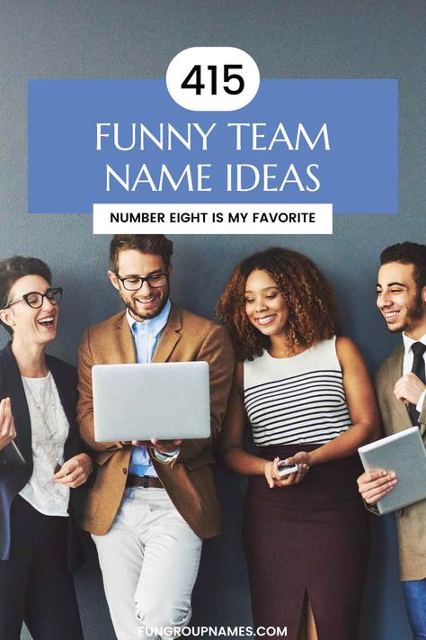 Explore 415+ funny team names across multiple categories to find the perfect fit for your group's personality and style! Team Names Funny, Office Olympics, Strong Names, Office Team, Funny Names, Dr Suess, Olympic Team, Pop Culture References, Team Uniforms