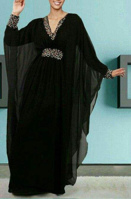 Formal Abaya, Dress Arabic, Hijab Stile, Chiffon Kaftan, Beauty Pageant Dresses, Estilo Hijab, Stile Hijab, Kaftan Designs, Special Occasion Gowns