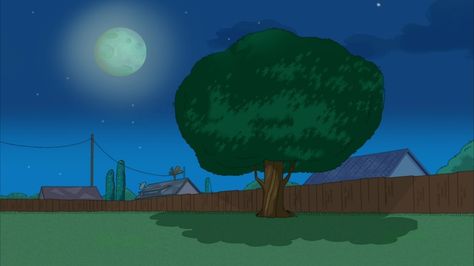 Backyard at Night1 by PnFBackgrounds.deviantart.com on @DeviantArt