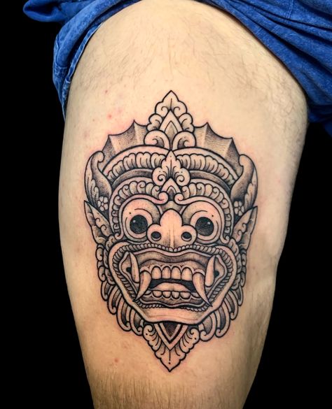 Balinese Tattoo Design, Danny Tattoo, Kings Tattoo, Balinese Tattoo, Bali Art, God Tattoos, King Tattoos, Physical Appearance, Old School Tattoo Designs