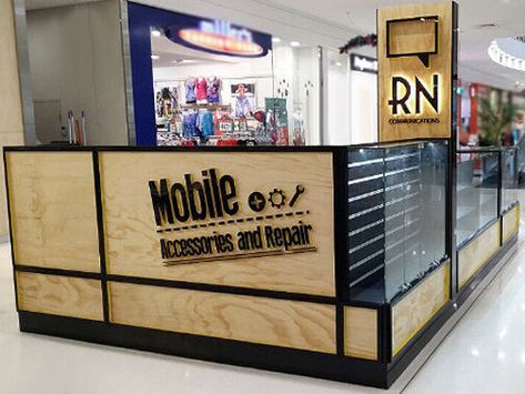 Phone Showroom, Mall Kiosk Design, Kiosk Ideas, Cell Phone Kiosk, Phone Kiosk, Mobile Kiosk, Cell Phone Store, Mall Kiosk, Booth Designs