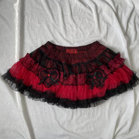 tripp nyc skirt size m shipping from méxico,... - Depop Tripp Nyc Skirt, Black Tulle Skirt, Tulle Skirt Black, Alt Goth, Goth Clothes, Female Clothes, Virtual Wardrobe, Tripp Nyc, Black Tulle