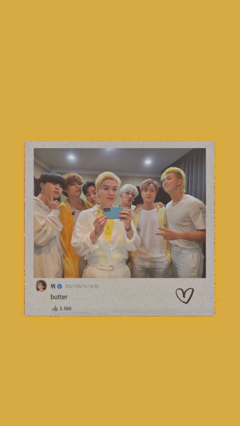 Bts Yellow Aesthetic, Bts Butter Wallpaper, Butter Wallpaper, Yellow Wallpapers, Smooth Like Butter, Iphone Wallpaper Yellow, Bts Cute, Bts Butter, Boyfriend Wallpaper