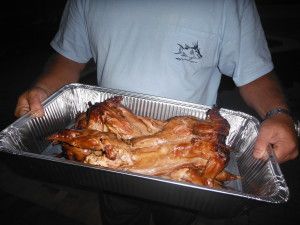 A tray full of tasy goodness - Smoked Rabbit that is Golden Brown and Delicious. Smoked Rabbit Recipe, Smoked Rabbit, Rabbit Sausage Recipe, Hillbilly Food, Easy Rabbit Recipe, Rabbit Recipe, Rabbit Recipes, Smoked Sausages, Raising Turkeys