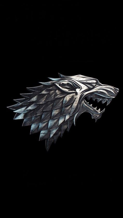 House Stark Game Of Thrones Sigils, Game Of Thrones Illustrations, Stark Sigil, Dessin Game Of Thrones, Game Of Thrones Instagram, Game Of Thrones Tattoo, Game Of Thrones Facts, Game Of Thrones Poster, Trendy Games