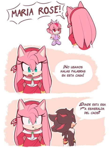 Maria And Shadow, Sonic The Hedgehog Shadow, Maria The Hedgehog, Shadamy Comics, Shadow X Amy, Shadow And Maria, Maria Rose, Sonic O, Sonic X Shadow