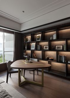 Small Office Design, Design Del Prodotto, Decoration Inspiration, Apartment Interior, Home Office Design, Study Room, Residential Design, Wall Unit, 인테리어 디자인