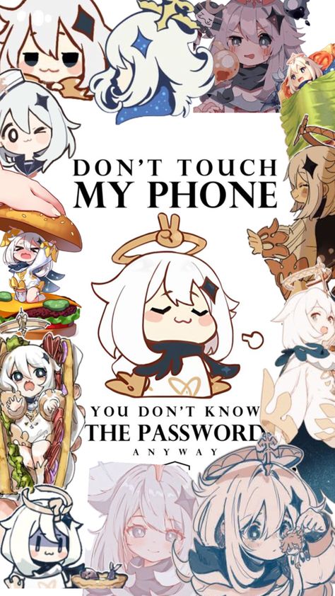 Paimon says Paimon Wallpaper, Emergency Food, My Phone, Anime