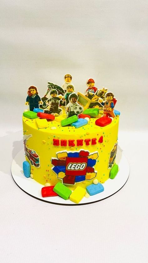 Lego Themed Party, Lego Cake, Lego Party, Lego Marvel, Themed Party, Party Themes, Lego, Happy Birthday, Pastel