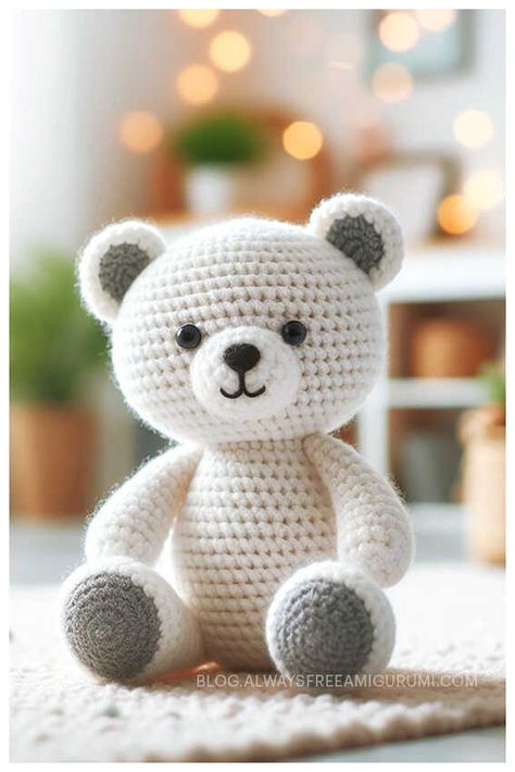 Monday Bear Amigurumi Crochet Free Pattern Small Crochet Bear Pattern, Free Crochet Bear Pattern Amigurumi, Crocheted Teddy Bear Pattern Free, Crochet Bear Pattern Free Easy, Crochet Teddy Bear Pattern Free Easy Amigurumi, Free Teddy Bear Crochet Pattern, Amigurumi Teddy Bear Free Pattern, Teddy Bear Crochet Pattern Free, Crochet Patterns Bear