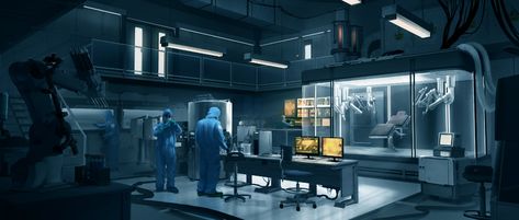 ArtStation - Human experiment lab Anime Experiment, Human Experiment, Labs Art, Sci Fi Props, Sci Fi Tech, Magical Stones, Science Lab, Creature Concept Art, Creature Concept