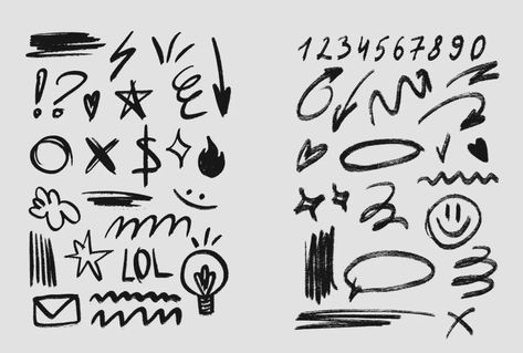 100+ Hand-drawn Scribbles Pack Figma Graffiti Font Canva, Graffiti Graphic Design, Street Sketch, Decorative Fonts, Png Pack, Graphic Shapes Design, Loyalty Cards, Font Graphic, Church Graphic Design