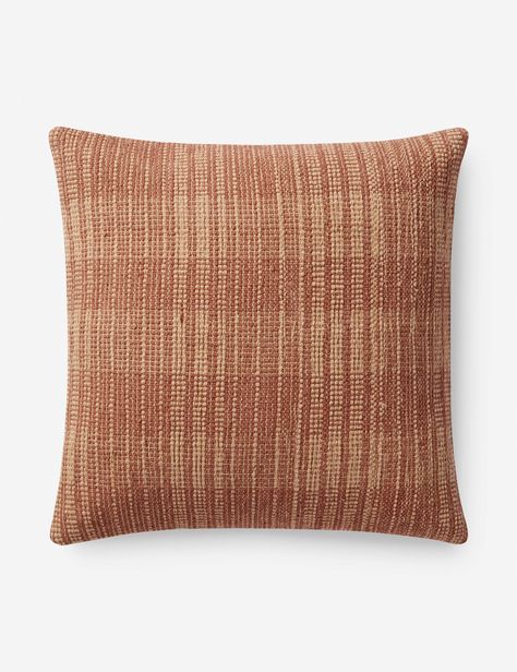 Penelope Pillow by Magnolia Home by Joanna Gaines X Loloi Terracotta Pillows, Terracotta Pillow, Charcoal Pillow, Ivory Pillow, Cream Pillows, Beige Pillows, Natural Pillows, Lulu And Georgia, Loloi Rugs