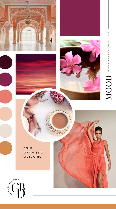 Mood Board Palette, Logo Mood Board Brand Identity, Personal Branding Mood Board, Luxury Website Color Palette, Optimistic Color Palette, Bold Modern Branding, Bold Color Palette Brand Identity, Luxury Website Design Inspiration, Luxury Color Palette Branding