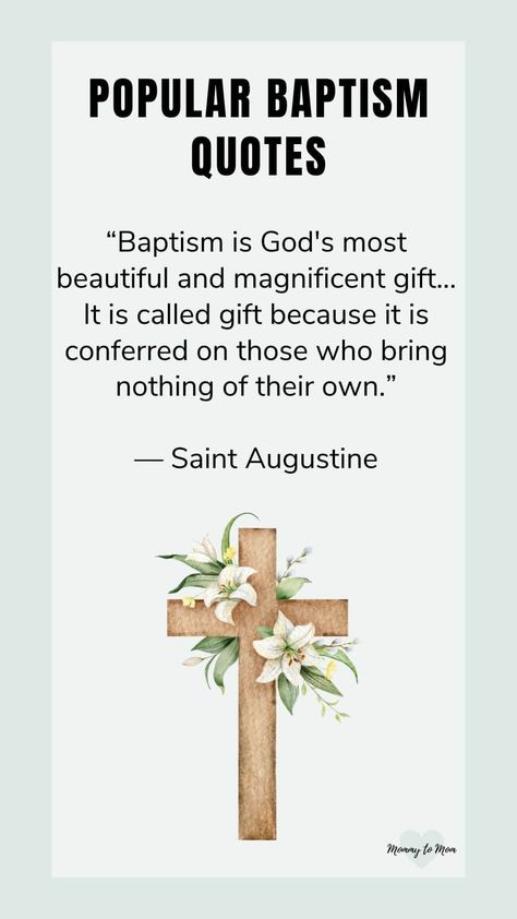 Catholic Baptism Quotes, Baptism Quotes Christian, Baptized Quotes Baptisms, Christening Quotes, Baptism Quotes, Blessing Poem, Catholic Easter, Baptism Decor, Water Baptism