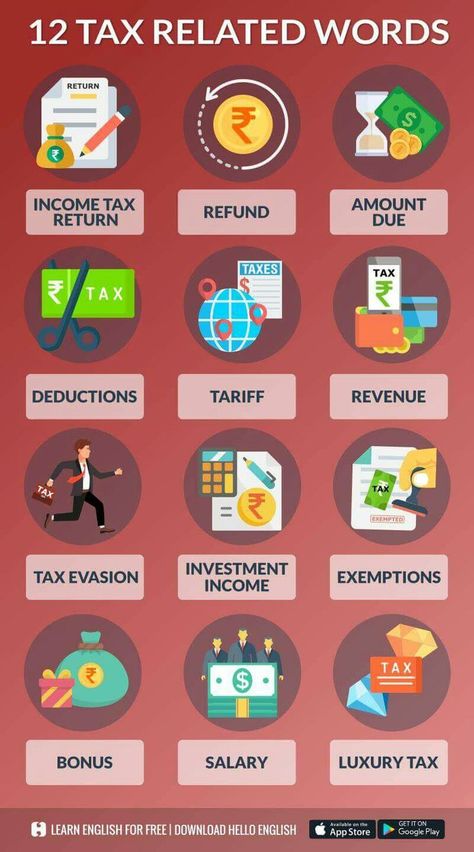 tax-related words, #englishvocabulary Hello English, Advanced English Vocabulary, Esl Vocabulary, Business English, English Learning Spoken, Advanced English, English Vocab, English Fun, Interesting English Words