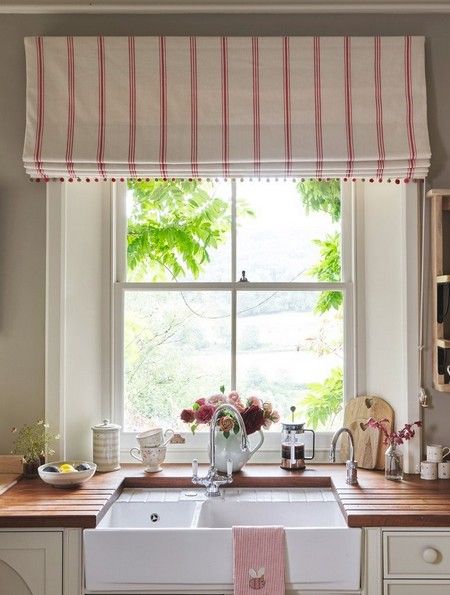 Susie Watson Designs Fabric Collection | Susie Watson Designs | Curtains & Roman Blinds Cottage Blinds, Kitchen Blinds Ideas, Blinds For Kitchen, Roman Blinds Bedroom, Roman Blinds Living Room, Roman Blinds Kitchen, Kitchen Blind, Blinds Living Room, Blinds Kitchen