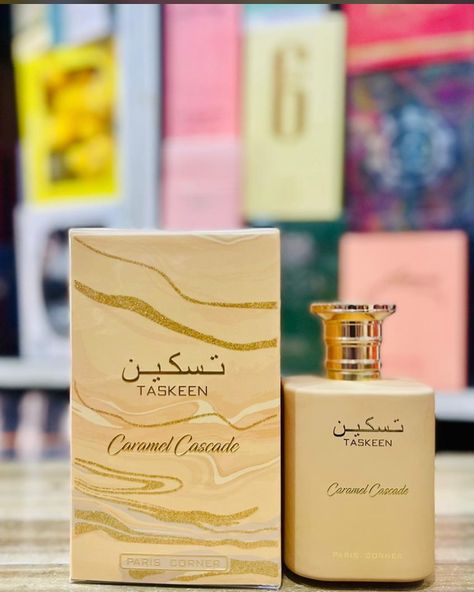 Taskeen Caramel Cascade For Women Price : 28,500 Caramel Cascade Perfume, Taskeen Perfume, Affordable Perfume, Pamper Routine, Vanilla Desserts, Pampering Routine, Vanilla Girl, Perfume Scents, October 10