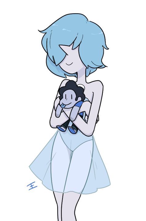 I dream of a blue Steven. Perla Steven Universe, Bird Mom, Greg Universe, Pearl Steven Universe, Pearl Steven, Steven Universe Drawing, Drawing Things, Steven Universe Characters, Steven Universe Comic