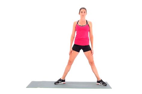 What Is a Pile Squat? | LIVESTRONG.COM Pile Squats, Plie Squats, Best Body Weight Exercises, Muscle Abdominal, Inner Thigh Workout, Front Squat, Muscles In Your Body, Sumo Squats, Squat Workout