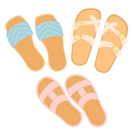 How To Draw Sandals, Sandals Illustration, Sandals Drawing, Illustrating Bible, Bible Pics, Shoes Vector, Soft Pastels Drawing, Fashion Figure, Fashion Figure Drawing