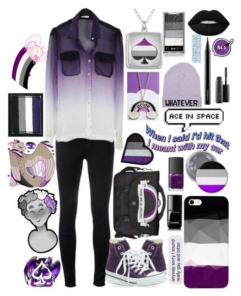 Galaxy Princess, Lgbtq Outfit, Aro Ace, Lgbt Memes, Ace Pride, Cute Outfit Ideas, Asexual Pride, Lgbt Love, Pride Outfit