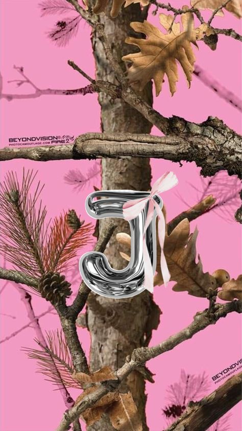 #letterj #letterJ #camo #pink #woods #pinkbow #wallpaper #cowgirl #j #J Camo Wallpaper Backgrounds, Brown Camo Wallpaper, Pink Camo Aesthetic, Purple Camouflage Wallpaper, Pink Camouflage Wallpapers, Pink Camo Wallpaper, Camo Wallpaper, Pink Camo, Letter J