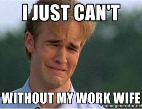 That feeling you get when your work wife ain't in the office on a bad day. #workwife Clingy Boyfriend, Problem Meme, Work Wife, Love The 90s, First World Problems, 90s Childhood, World Problems, Clipuri Video, 90s Nostalgia