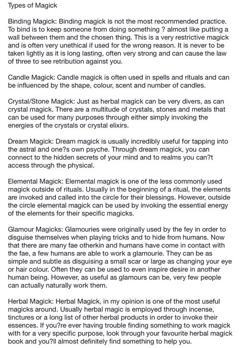 Different Magic Types, Magic Source Ideas, Different Types Of Magic Users, Types Of Dark Magic, Types Of Magic Witchcraft, Magic Types Writing, Types Of Magical Beings, Types Of Fantasy Magic, Types Of Hexes